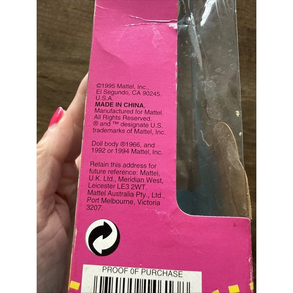 Barbie box has